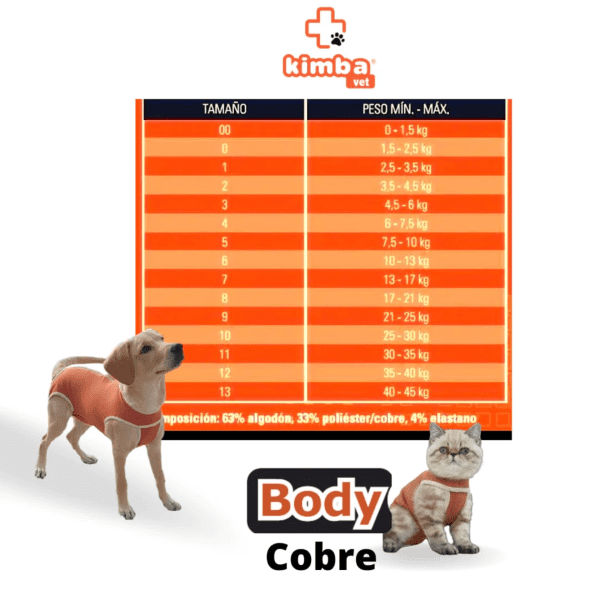 Body Cobre Para Perros 4 Patas Talla12 - Imagen 2