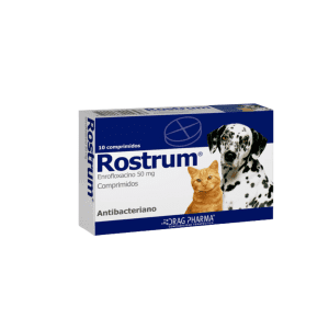 Medicamento Rostrum antibacterial para perros y gatos