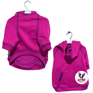 Poleron Franela Para Mascotas Color Fucsia